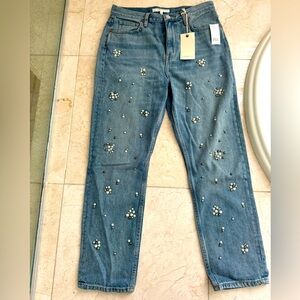 Joie jeans with pearls BNWT